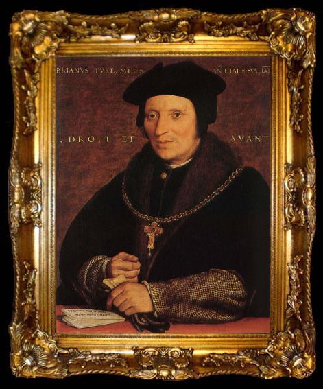 framed  Hans Holbein Sir Brian Tuk, ta009-2